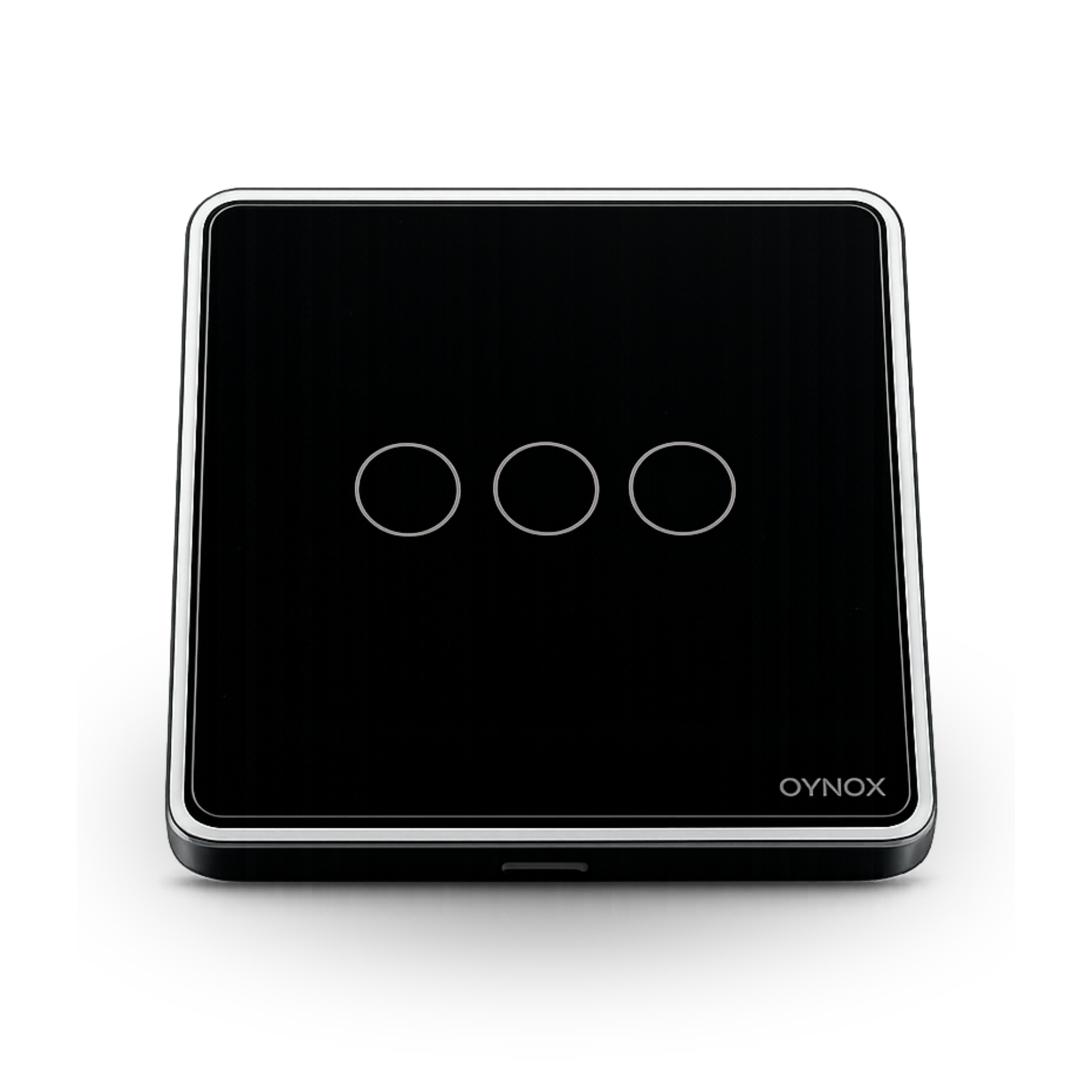 Oynox Edge smart switch berwarna hitam